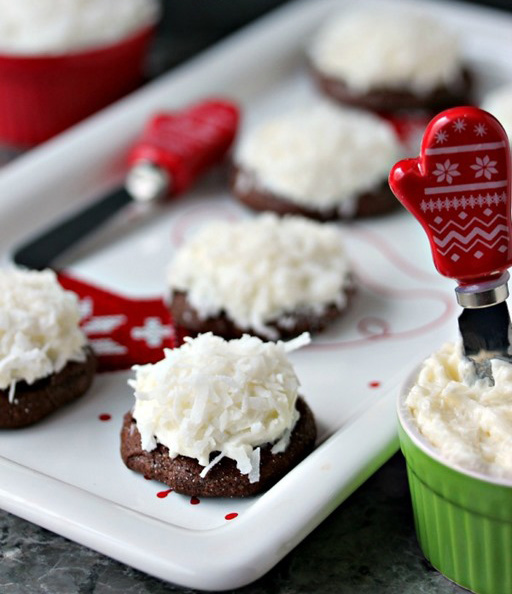 печенье и кокосовый крем