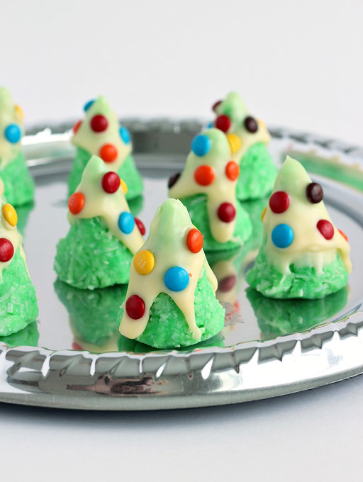 елочка из печенья