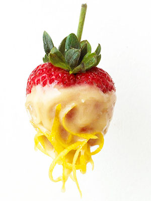 Клубника с лимоном