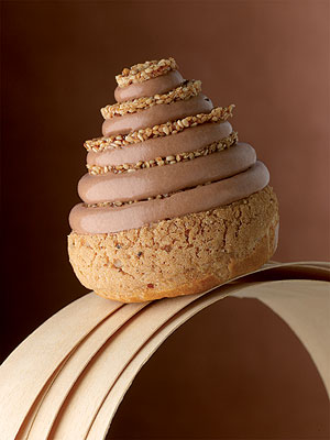 Шоколадное печенье с кунжутом