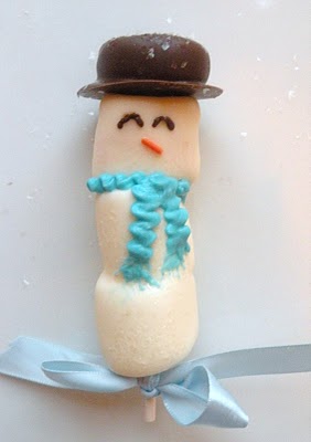 Шоколадный снеговик