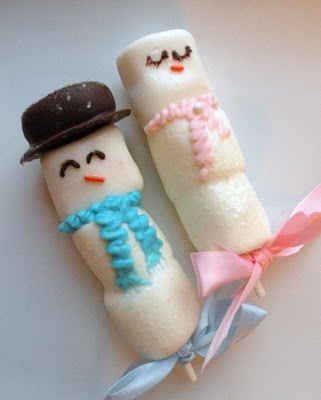 Шоколадный снеговик